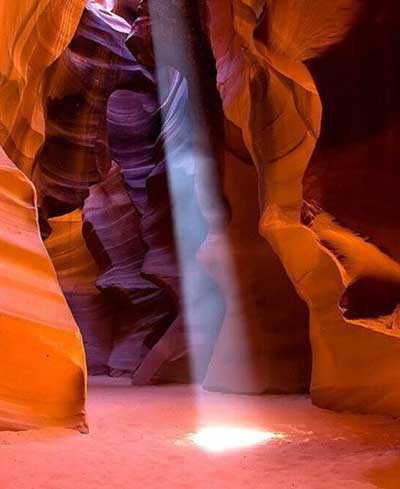 upper and lower antelope canyon tours from page