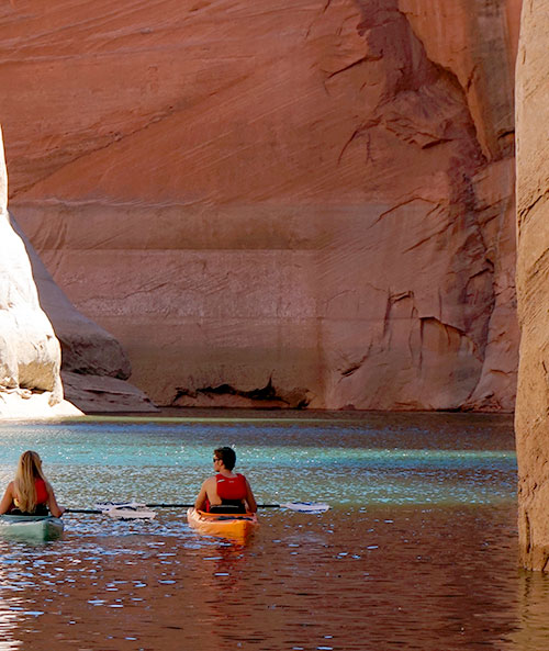 Kayaking in Antelope Canyon
