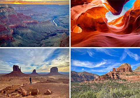 4 Day 3 Night Private Roundtrip Tour from Phoenix/Scottsdale